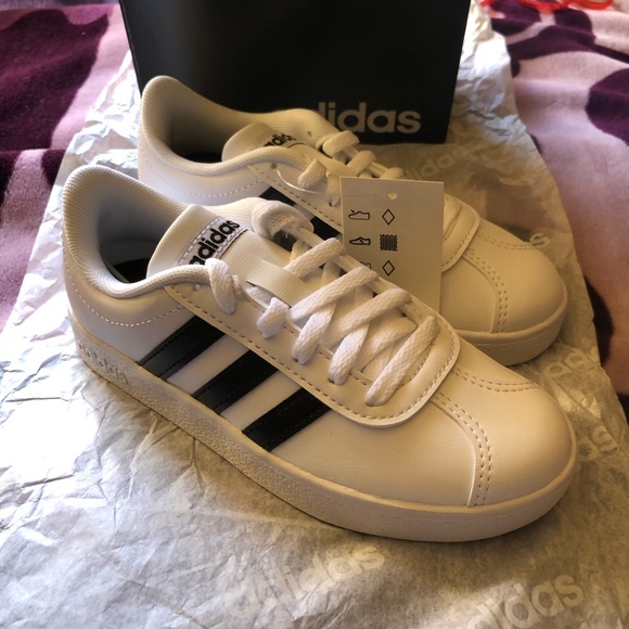 Adidas Toddlers Shoes VL Court 2.0 Size 11K & 12K - Picture 3 of 8